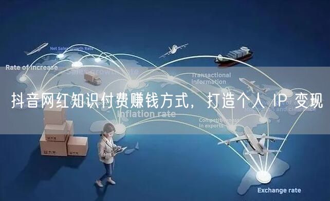 抖音网红知识付费赚钱方式，打造个人 IP