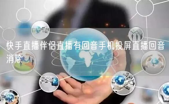 快手直播伴侣直播有回音手机投屏直播回音消