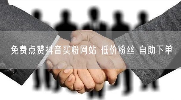 免费点赞抖音买粉网站 低价粉丝 自助下单