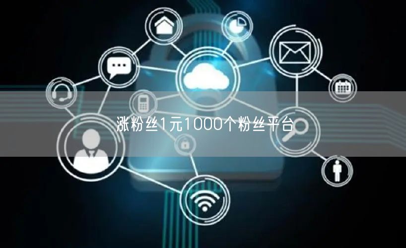 涨粉丝1元1000个粉丝平台
